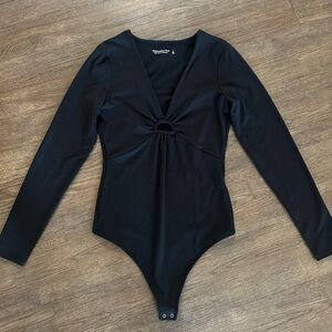 Black Abercrombie Bodysuit Size: Small